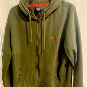 Brooks Brothers Men’s Green Zip Hoodie